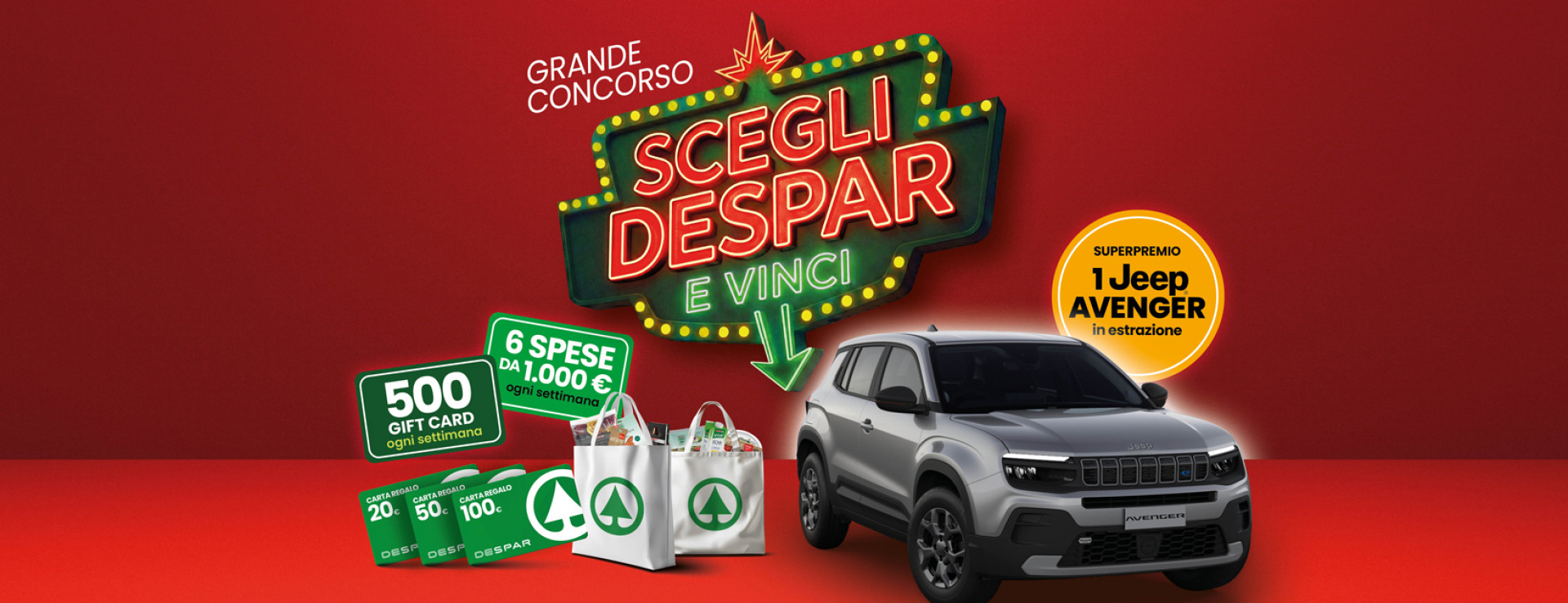  CONCORSO SCEGLI DESPAR E VINCI